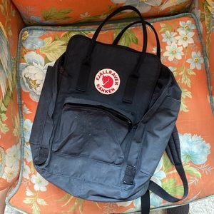 Fjallraven Black Backpack